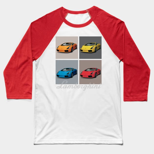 Lamborghini T-Shirt Baseball T-Shirt by Rod7